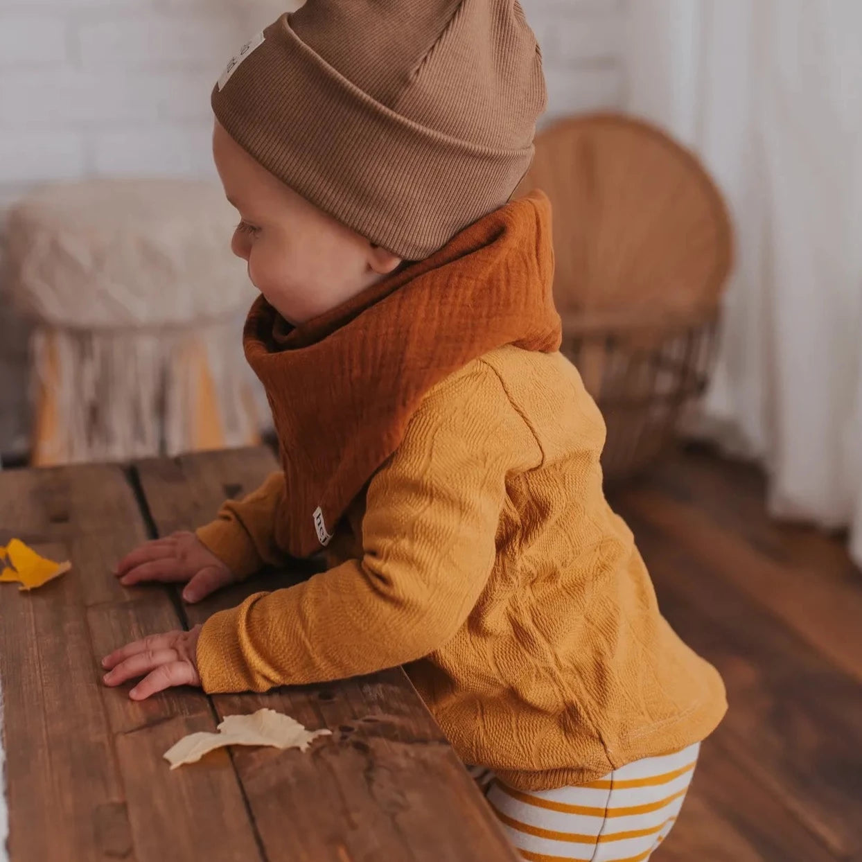 Langarmshirt "Goldene Blätter"
