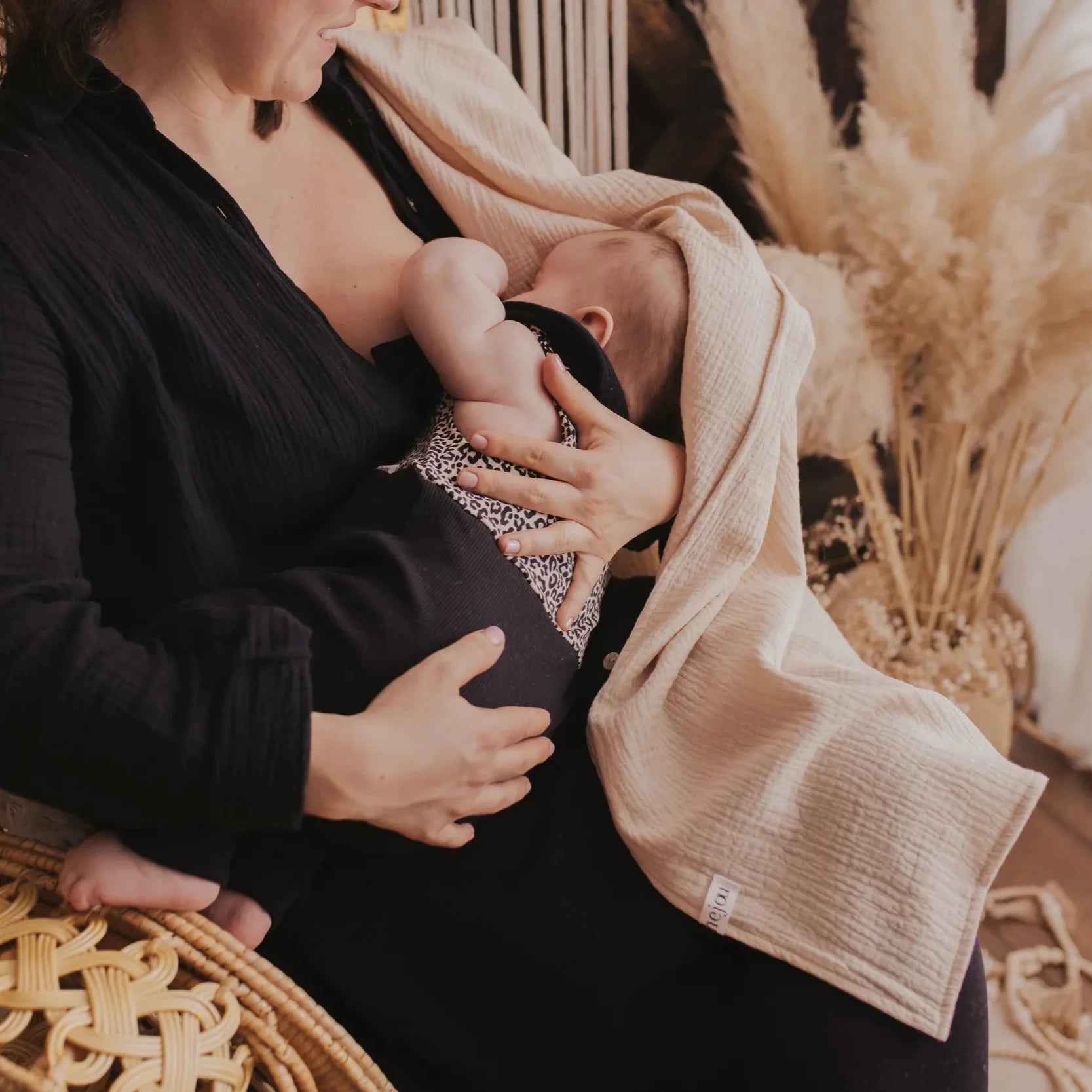Musselin Stilltuch Baby "Groß" - versch. Farben
