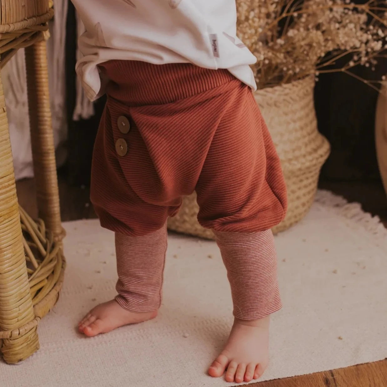 Knickerbou "Ringel Rot" - 50/56 & 62/68