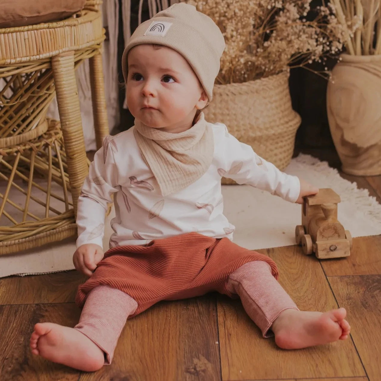 Knickerbou "Ringel Rot" - 50/56 & 62/68