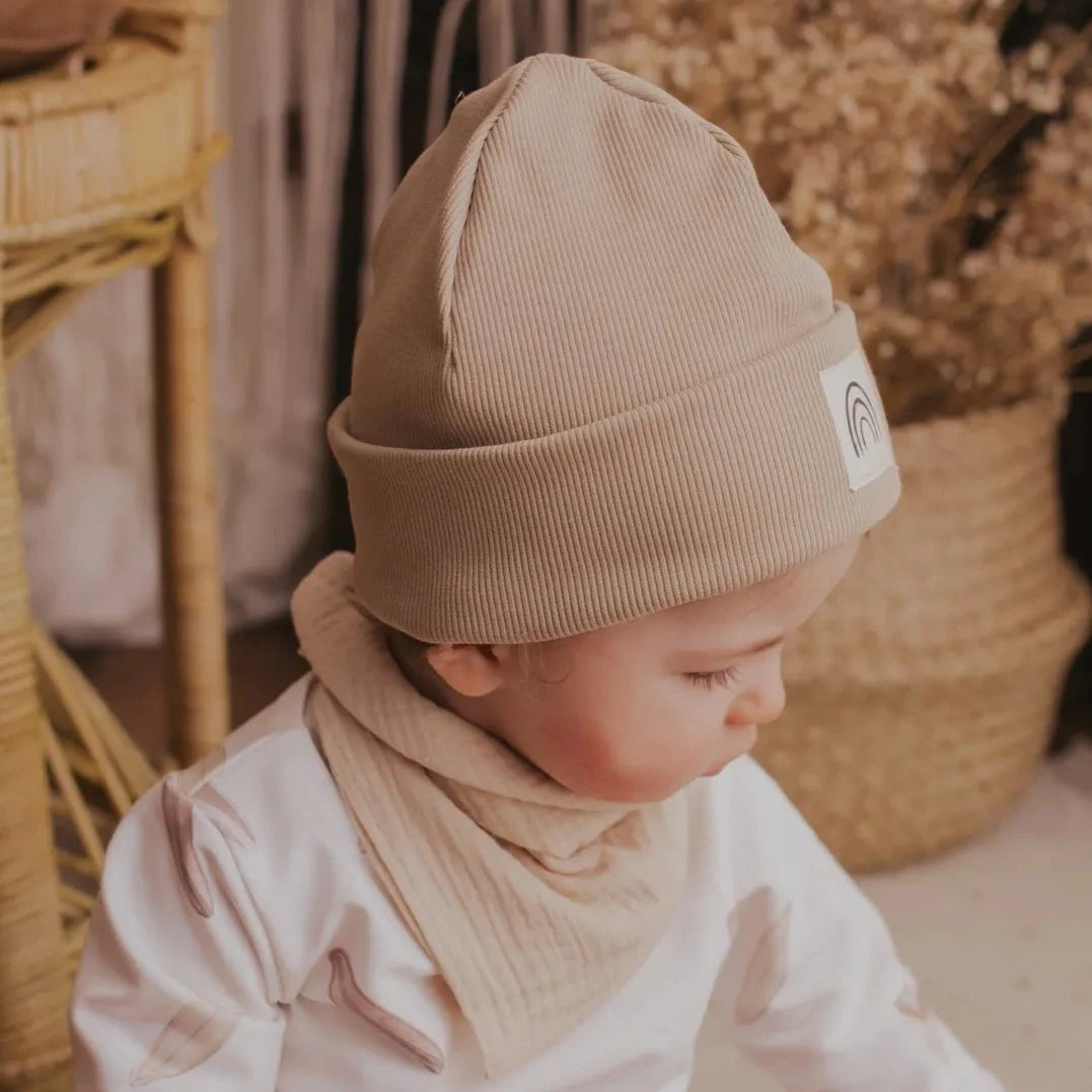 Rib Beanie "Beige" - XXS, XS & S