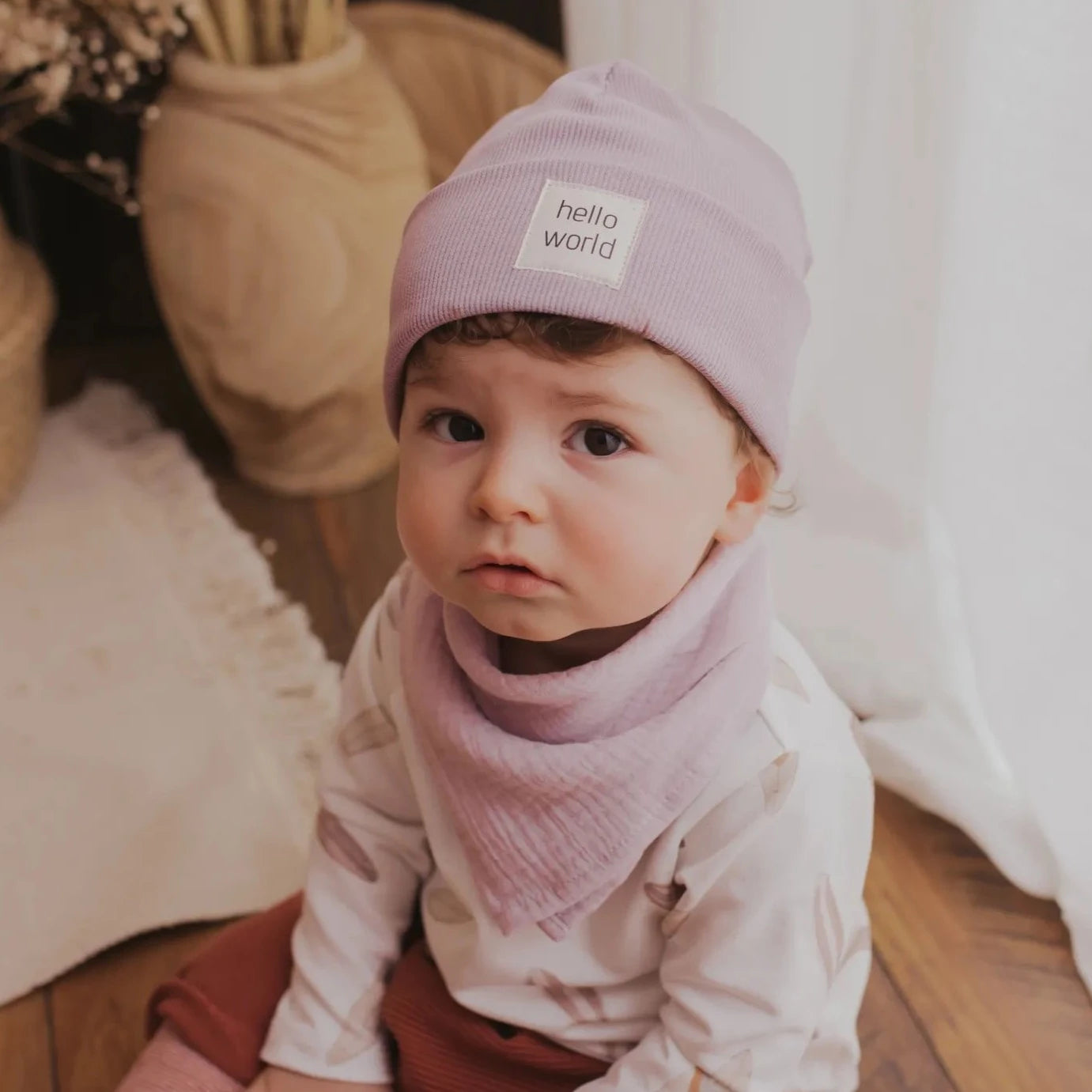 Rib Beanie "Flieder“