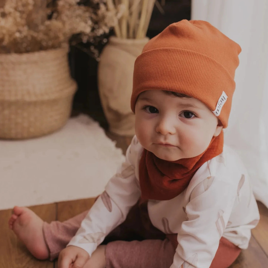 Rib Beanie "Zimt“ - XXS & XS