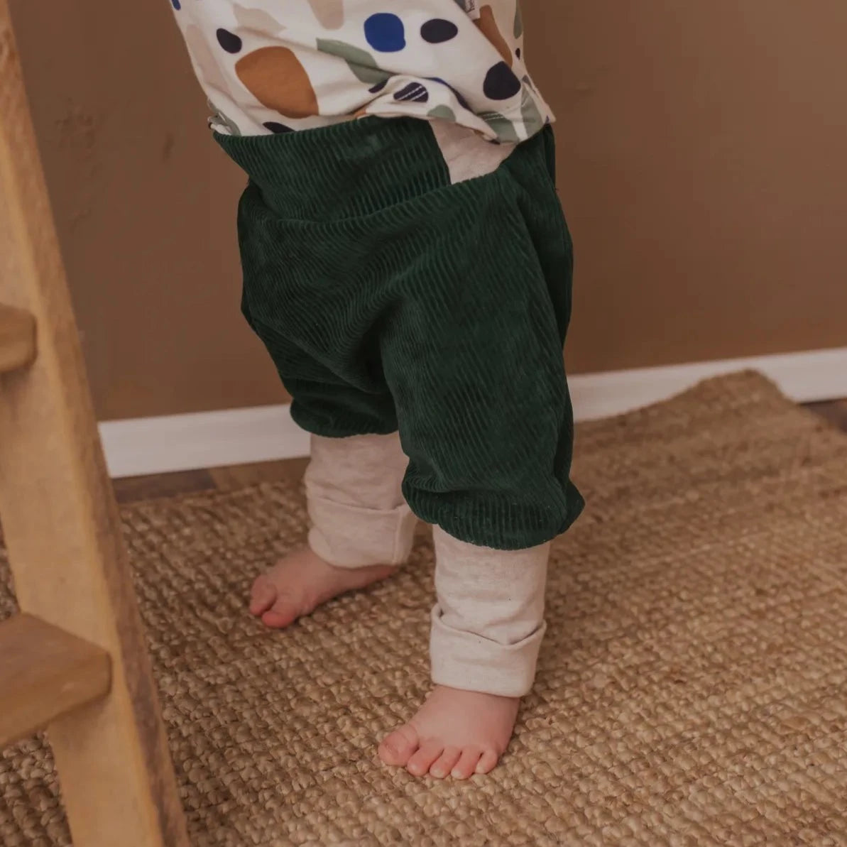 Knickerbou "Cord Grün" - 50/56