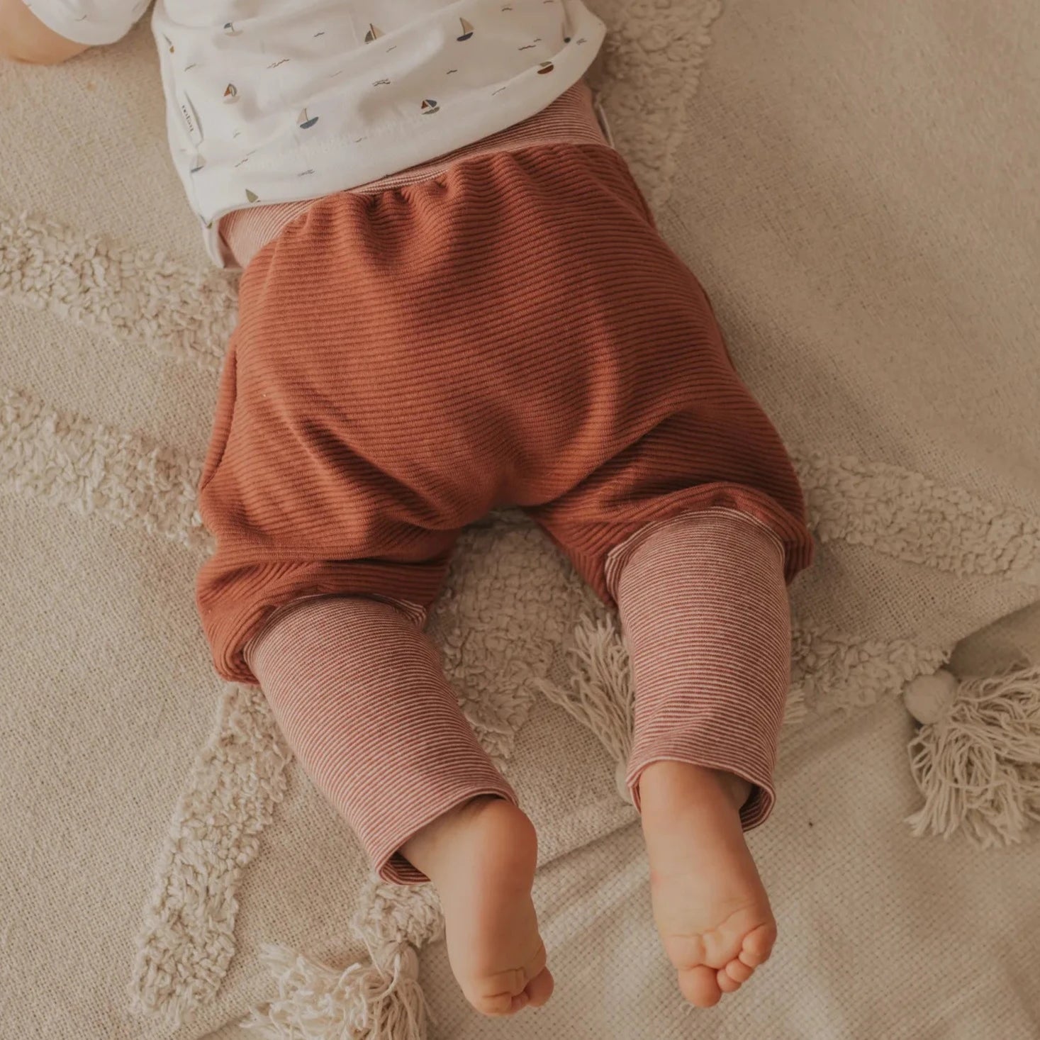 Knickerbou "Ringel Rot" - 50/56 & 62/68