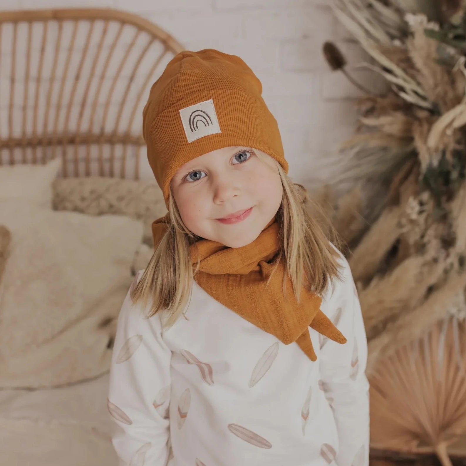 Rib Beanie "Curry“