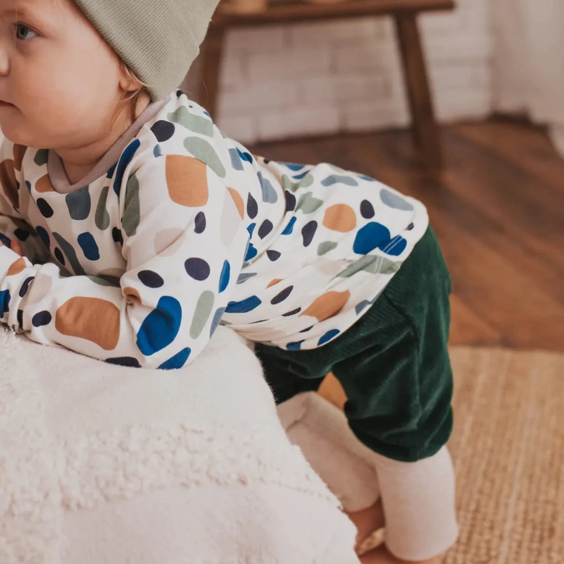 Knickerbou "Cord Grün" - 50/56