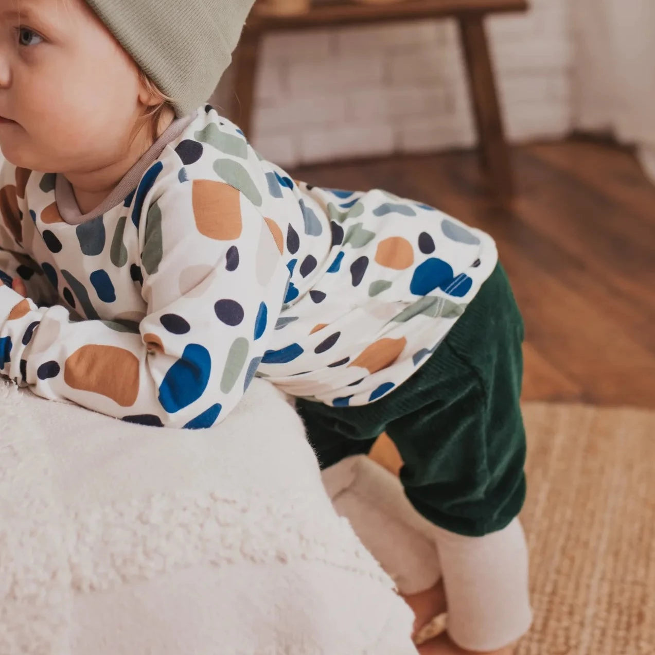 Knickerbou "Cord Grün" - 50/56