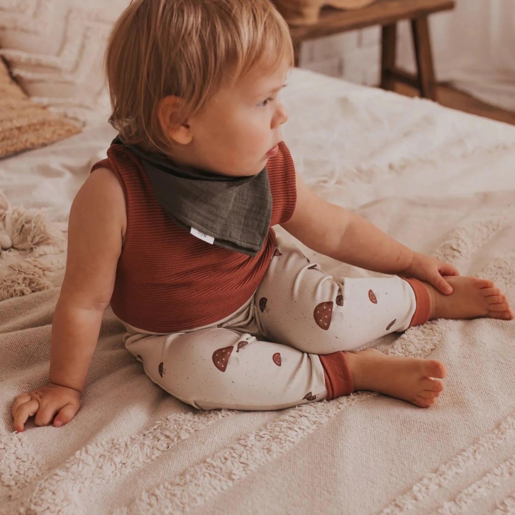 Babystrampler "Pilze"