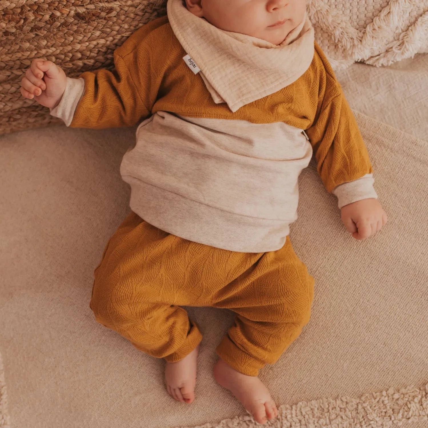 Oversized Sweater "Gelb/Beige"