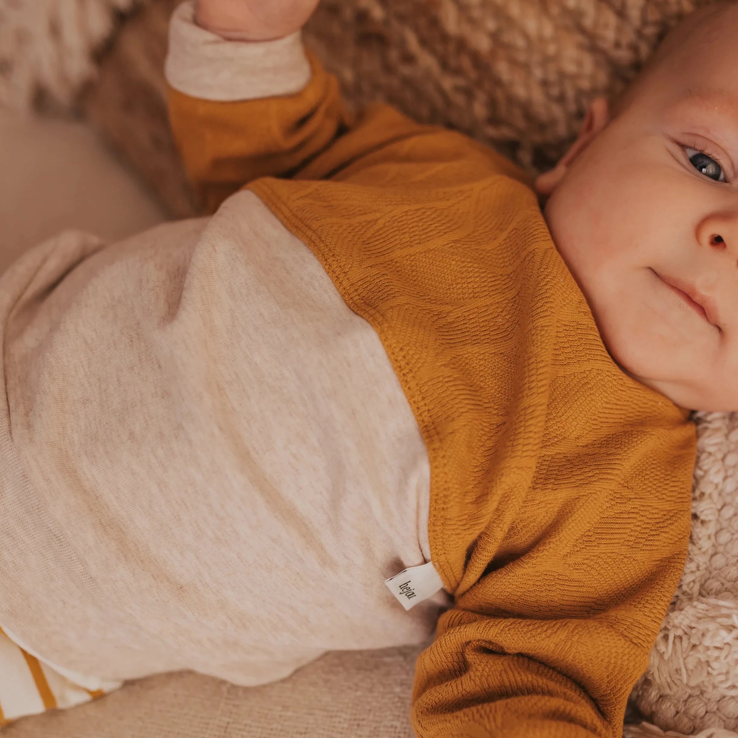 Oversized Sweater "Gelb/Beige"