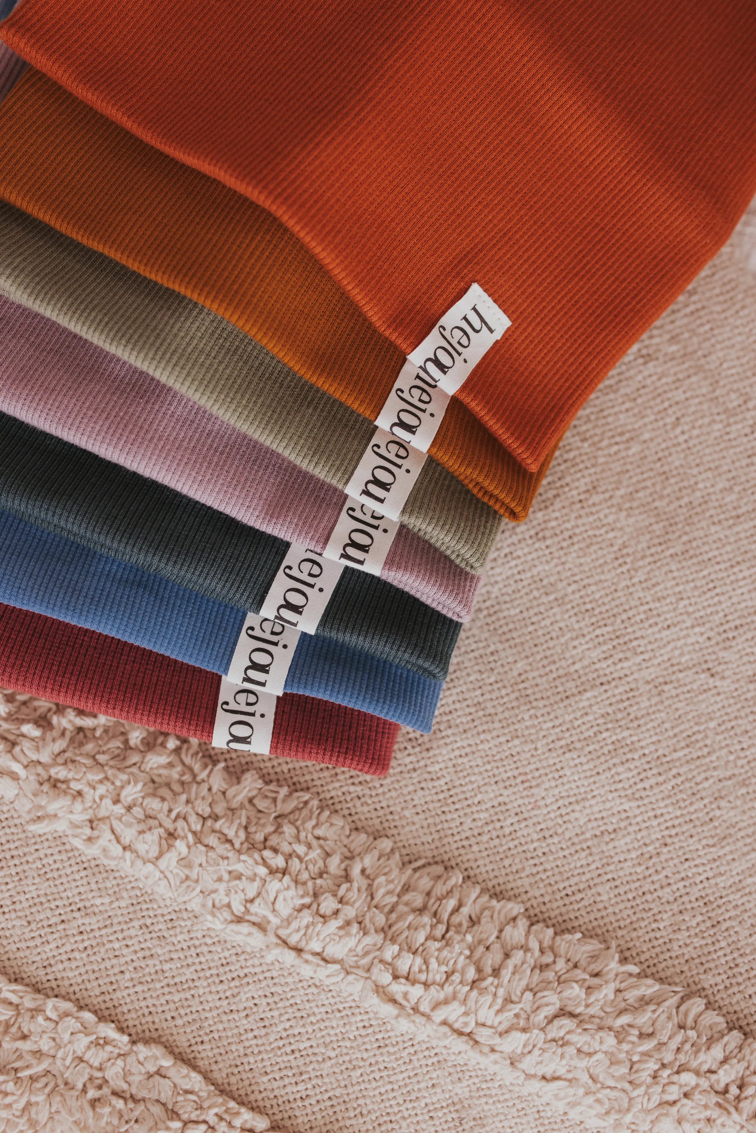Rib Loopschal - verschied. Farben