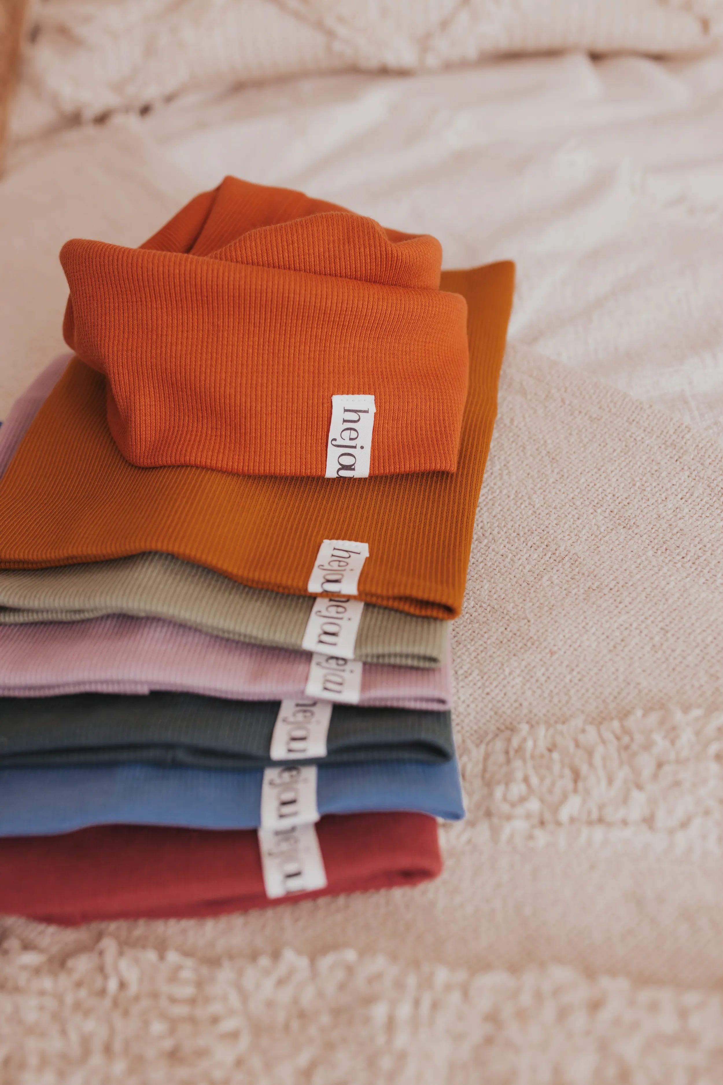 Rib Loopschal - verschied. Farben