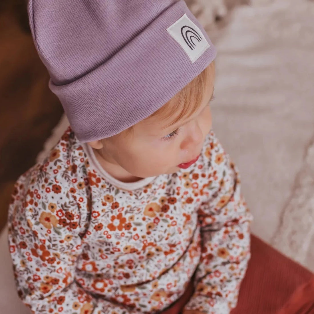 Rib Beanie "Flieder“ - XXS & XS