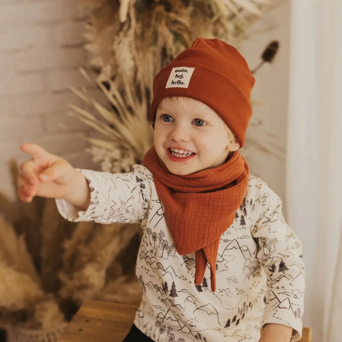 Musselin Halstuch "Kids" - verschied. Farben