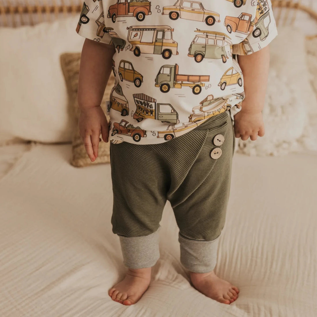 Knickerbou "Ringel Grün" - 50/56 & 62/68