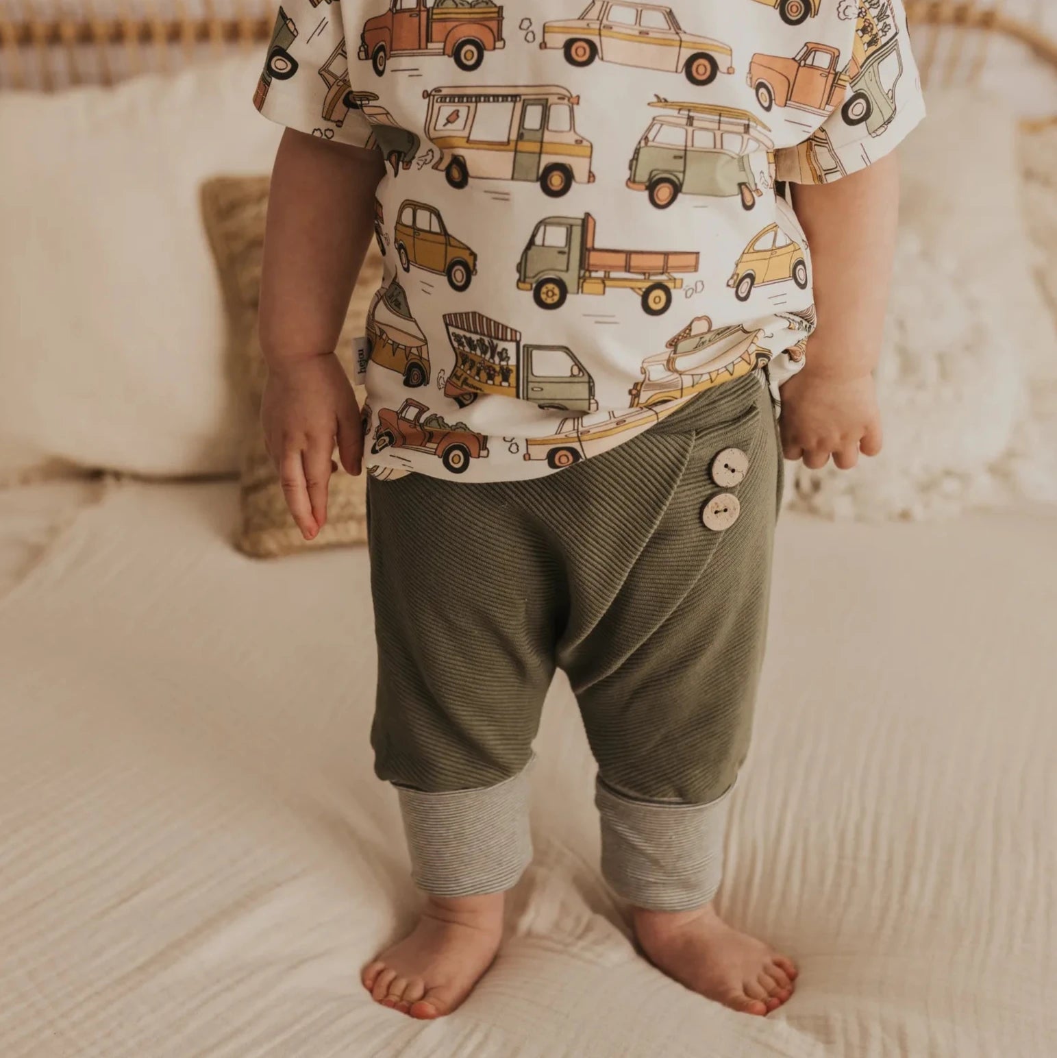 Knickerbou "Ringel Grün" - 50/56 & 62/68