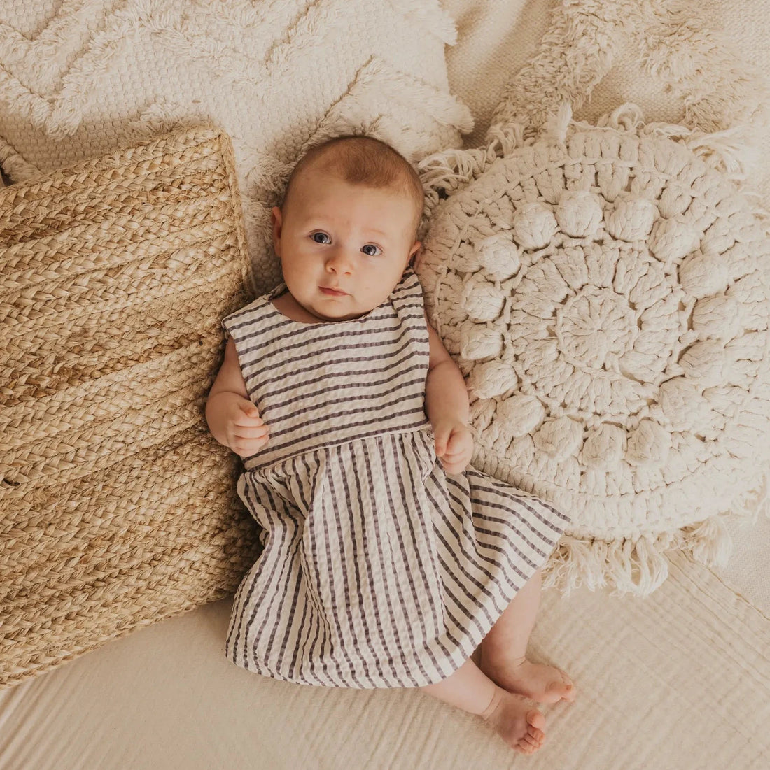 Sommerkleid "Blau/Streifen" - 50/56, 62/68 & 74/80