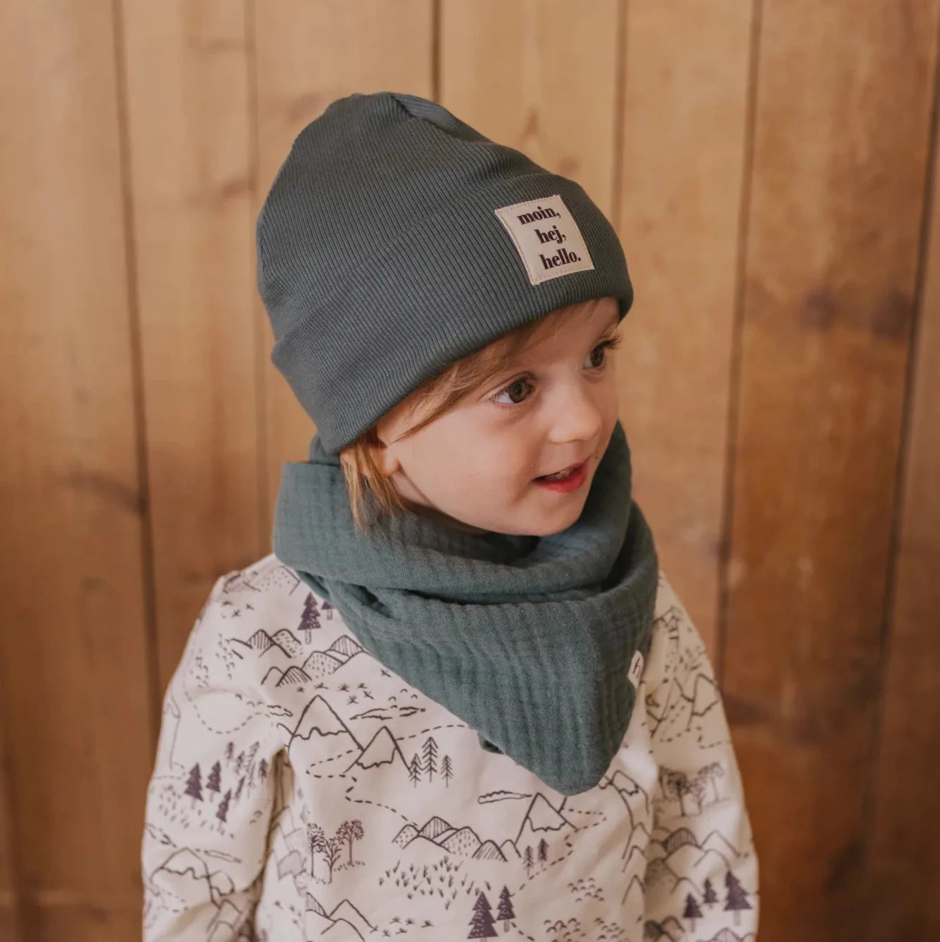 Rib Beanie &quot;Smaragd“