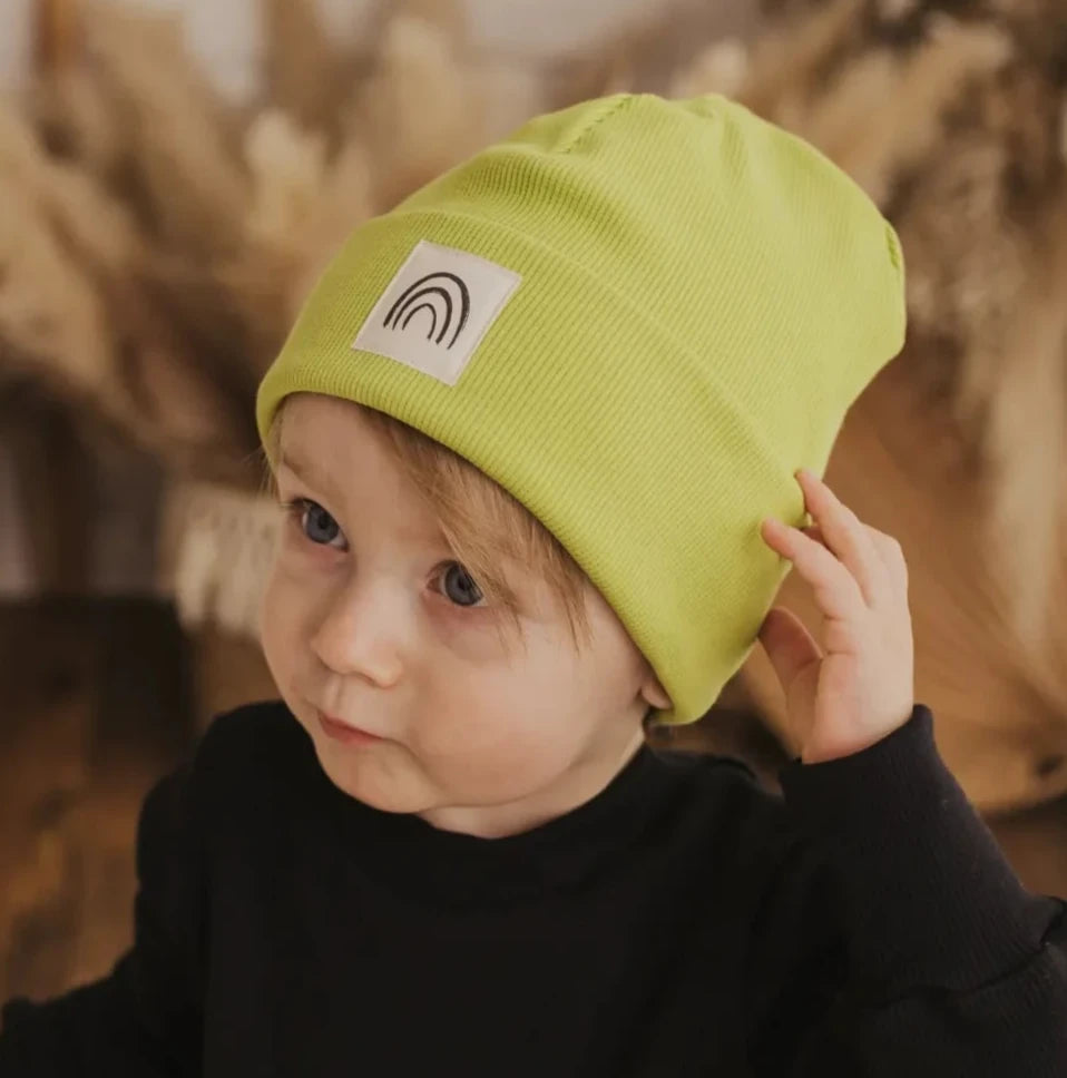 Rib Beanie &quot;Lime&quot; - Limited Edition